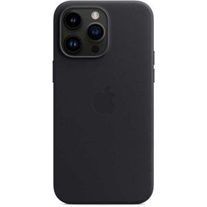 Leren hoesje met MagSafe voor iPhone 14 Pro Max - Middernacht Telefoonhoesje