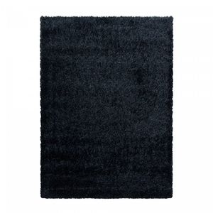 La Alegre Hoogpolig Vloerkleed - Shine Shaggy Kleur: Zwart, 160 x 230 cm