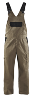 Blåkläder Bretelbroek Industrie 26641800 | Khaki/Zwart | Maat 56 - 7330509385548