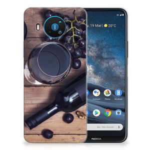 Nokia 8.3 Siliconen Case Wijn