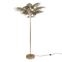 Clayre & Eef Vloerlamp Palm Ø 100x193 cm Goudkleurig Ijzer Staande - thumbnail