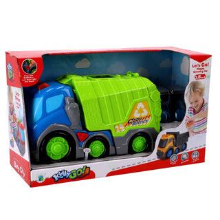 Kiddy Go vuilniswagen met licht en geluid 31 cm