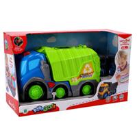 Kiddy Go vuilniswagen met licht en geluid 31 cm