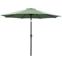 Leen Bakker - Parasol Dorado Tilt - Ø300 Cm - Polyester - Groen