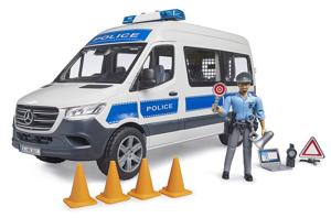 bruder Mercedes-Benz Sprinter politiebus met licht en geluid modelvoertuig