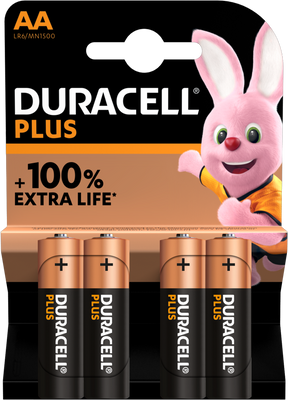 Duracell AA Plus Alkaline 4x