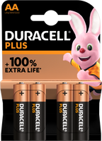 Duracell AA Plus Alkaline 4x