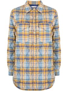 MARANT ÉTOILE surchemise matelassée à carreaux - Bleu