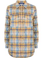 MARANT ÉTOILE surchemise matelassée à carreaux - Bleu