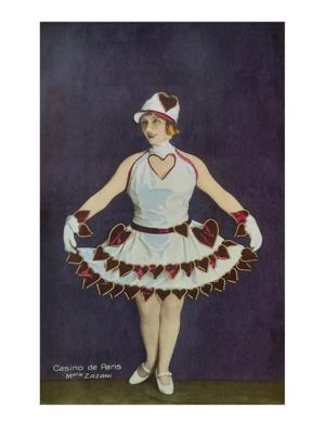 Kunstdruk - Casino de Paris Mlle Zazani ll 30x40cm Kunstdruk - Casino de Paris Mlle Zazani ll 30x40cm