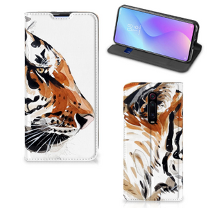 Bookcase Xiaomi Redmi K20 Pro Watercolor Tiger