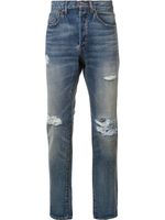 321 distressed mid-rise jeans - Bleu