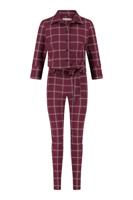 Angelique check jumpsuit - SR/off white - 07074