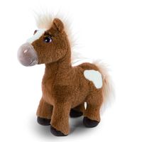 Nici Mystery Hearts Pony/paard Lorenzo pluche knuffel - bruin - 35 cm - thumbnail