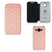 Samsung Galaxy Core Prime Telefoon Hoesje Pattern Orange - thumbnail