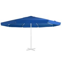 VidaXL Vervangingsdoek voor parasol 500 cm azuurblauw