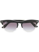 Ray-Ban lunettes de soleil teintées à monture ronde - Noir