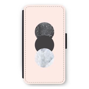 Marmeren cirkels: iPhone 12 mini Flip Hoesje
