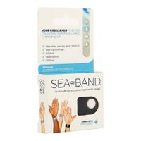 Sea Band Volwassene Anti-misselijkheid Armband Zwart 2 Stuks