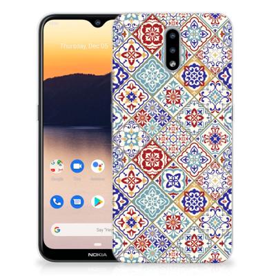 Nokia 2.3 | TPU | Siliconen hoesje | Tiles Color Nokia 2.3 | TPU | Siliconen hoesje | Tiles Color