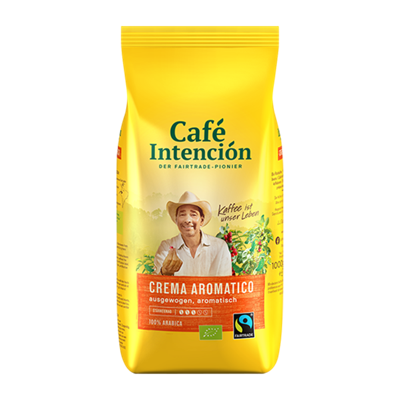 Café Intención Crema Aromatico - Bio koffiebonen, 1 KG