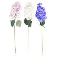 Kunstbloem pluimhortensia 87 cm 3 assorti | 24 stuks