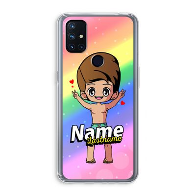 Chibi Maker man: OnePlus Nord N10 5G Transparant Hoesje