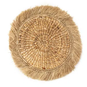 De Water Hyacinth Raffia Placemat - Naturel