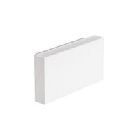 BE0004 LED-wandlamp up- en downlight 12W 2700K IP54 Dimbaar Wit