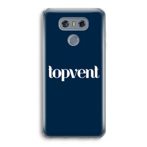 Topvent Navy: LG G6 Transparant Hoesje