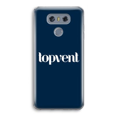 Topvent Navy: LG G6 Transparant Hoesje
