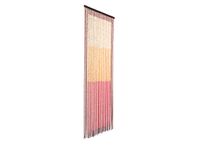 Degor Vliegengordijn houten kralen Sunset 90 x 200 cm