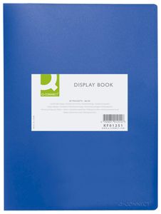 Q-CONNECT showalbum, A4, 20 tassen, blauw