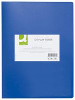 Q-CONNECT showalbum, A4, 20 tassen, blauw