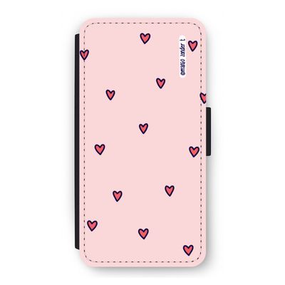 Hartjes: iPhone 12 Flip Hoesje