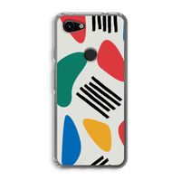 Illustratieve pop 1: Google Pixel 3a Transparant Hoesje