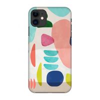 Bold Rounded Shapes: Volledig geprint iPhone 11 Hoesje