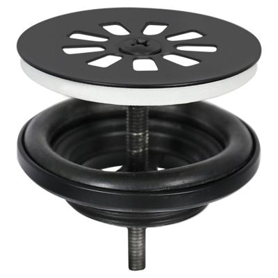 Differnz afvoerplug | mat zwart | 64mm