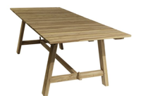 Teak Tuintafel Thijs 240X90x78 cm - Van der leeden