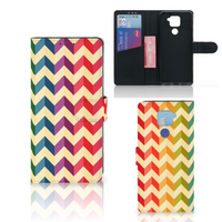 Xiaomi Redmi Note9 Telefoon Hoesje Zigzag Multi Color - thumbnail
