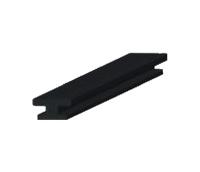 Plissédeur magneetstrip trekstijl - per 100 cm Plissédeur magneetstrip trekstijl - per 100 cm