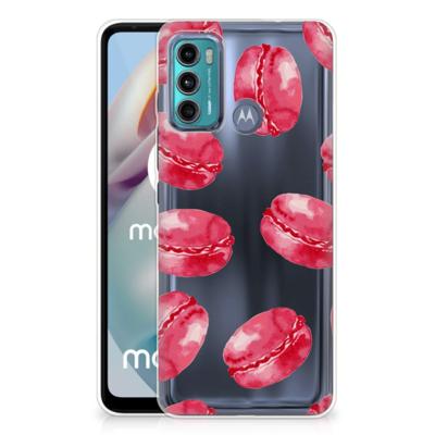Motorola Moto G60 | Siliconen Case | Pink Macarons