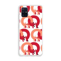 Dogs: Galaxy A51 4G Transparant Hoesje