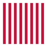 Servetten - 20x st - gestreept rood/wit - 33 x 33 cm - 3-laags - papier Servetten - 20x st - gestreept rood/wit - 33 x 33 cm - 3-laags - papier