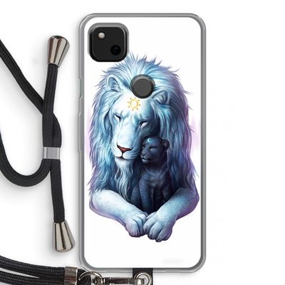 Child Of Light: Pixel 4a Transparant Hoesje met koord