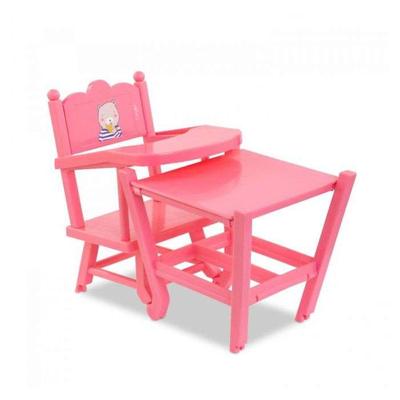 Corolle - High Pink Stoel - Maaltijdaccessoire - voor Poupon 36 en 42 cm - 3 jaar oud