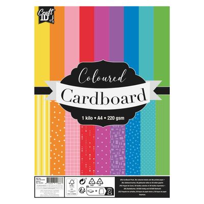 Creative Craft Group Gekleurd karton a4 220gsm, 72st.