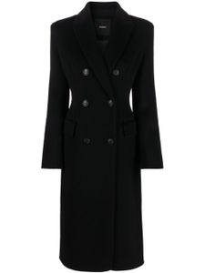 PINKO manteau à boutonnière croisée - Noir