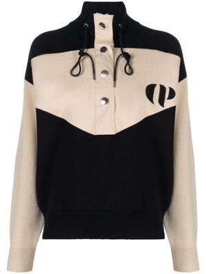Claudie Pierlot pull Minimum à boutonnière - Bleu