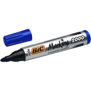 Viltstift Bic 2000 rond blauw 1.7mm